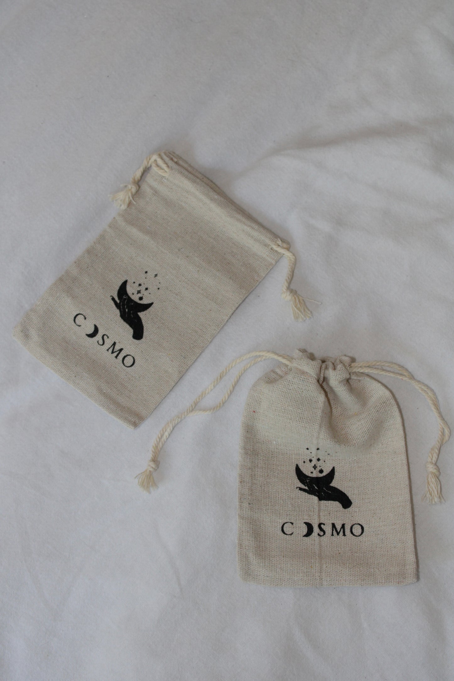 Linen crystal bag