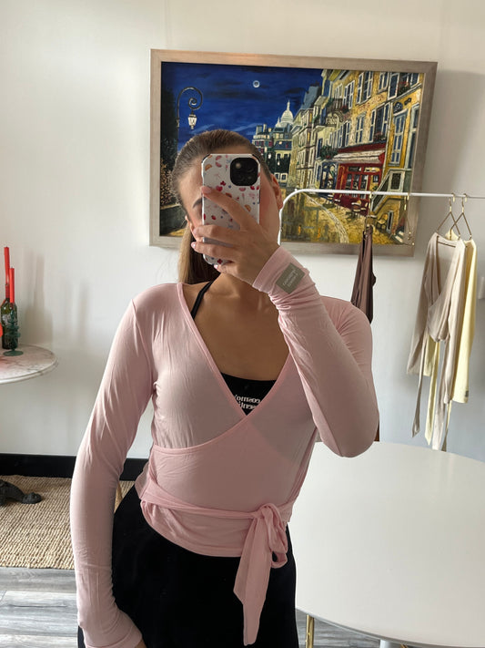 Bamboo wrap top - ballerina