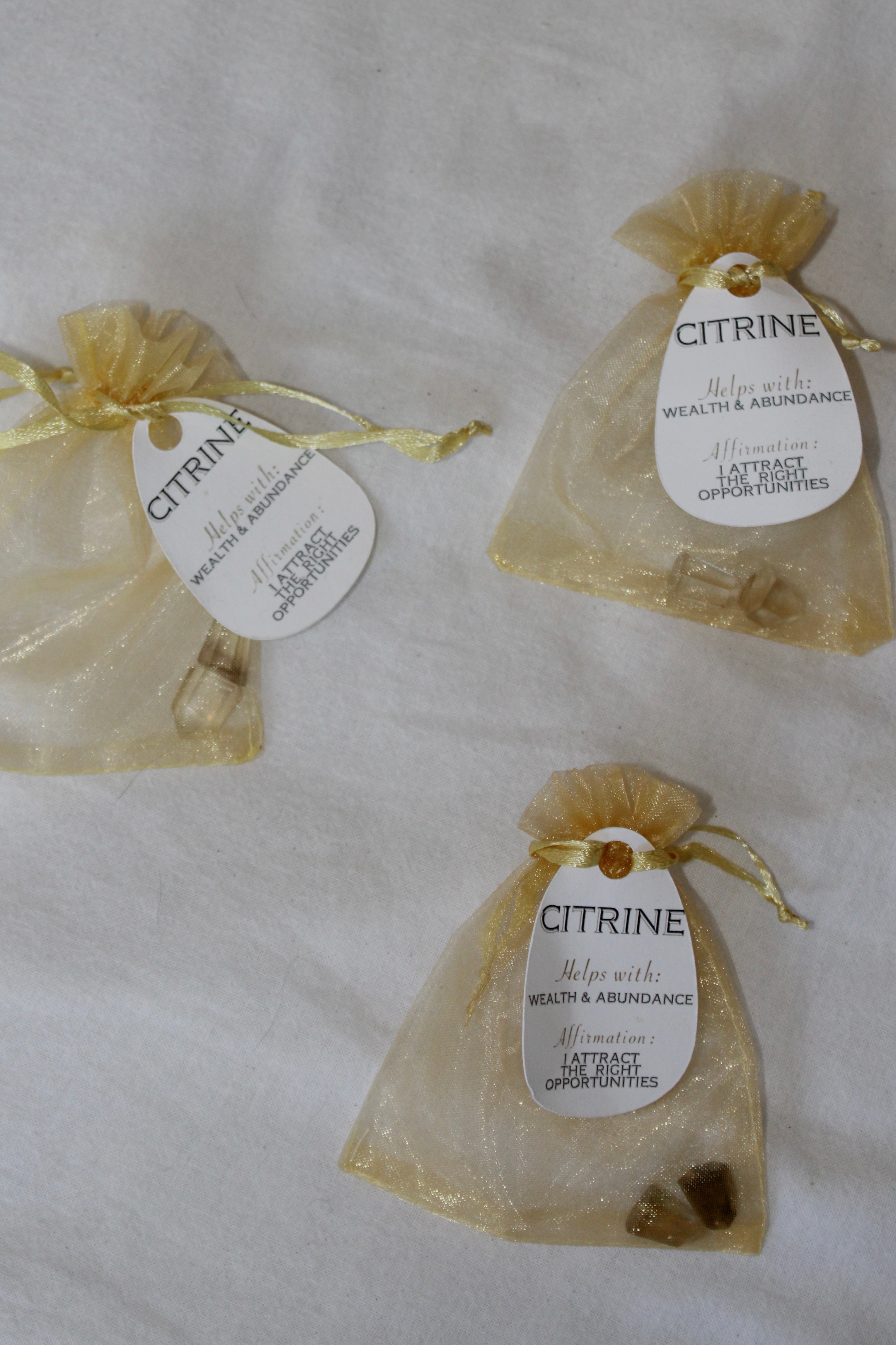 Citrine gift bag