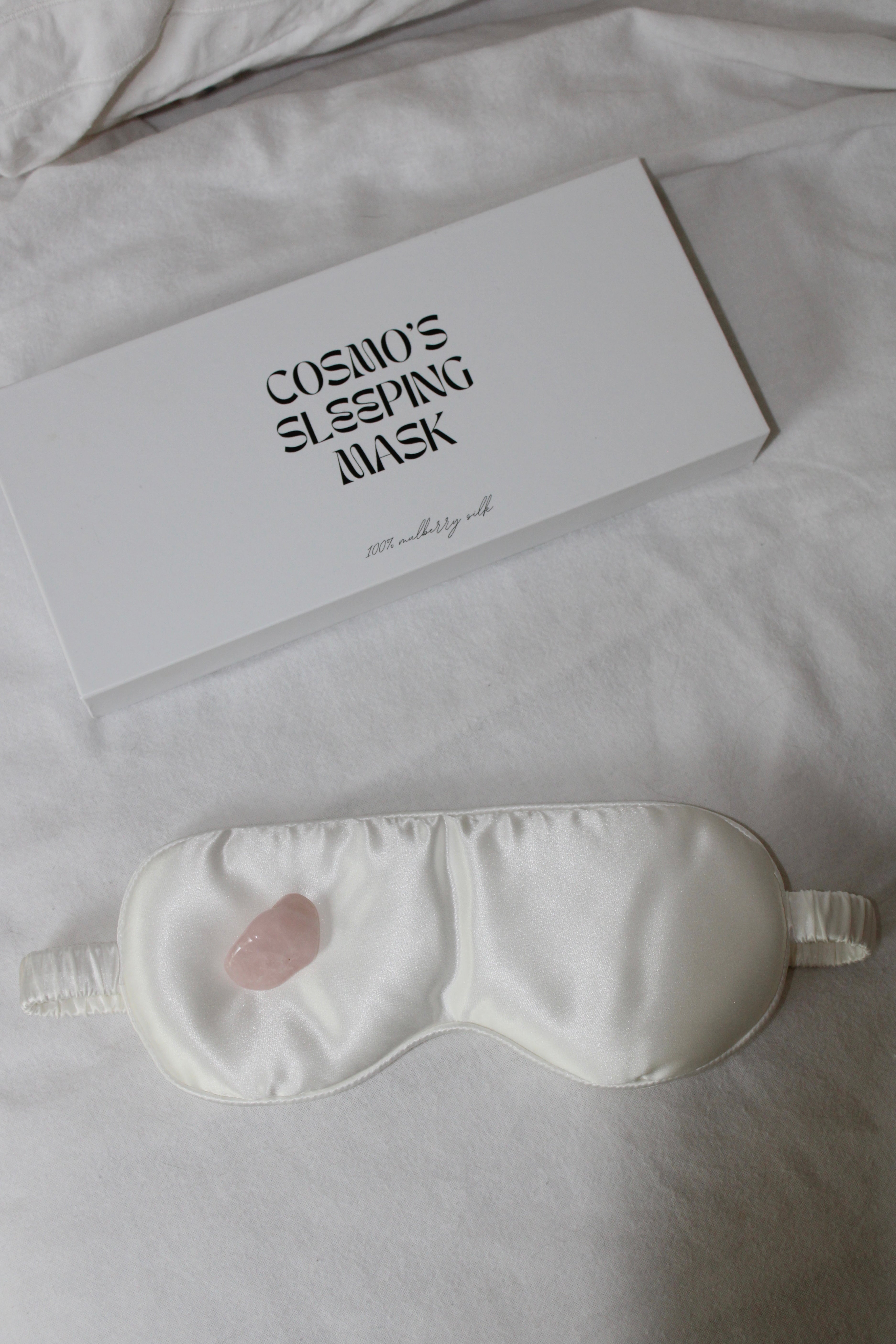 Mulberry silk sleeping mask (+ free crystal gift)