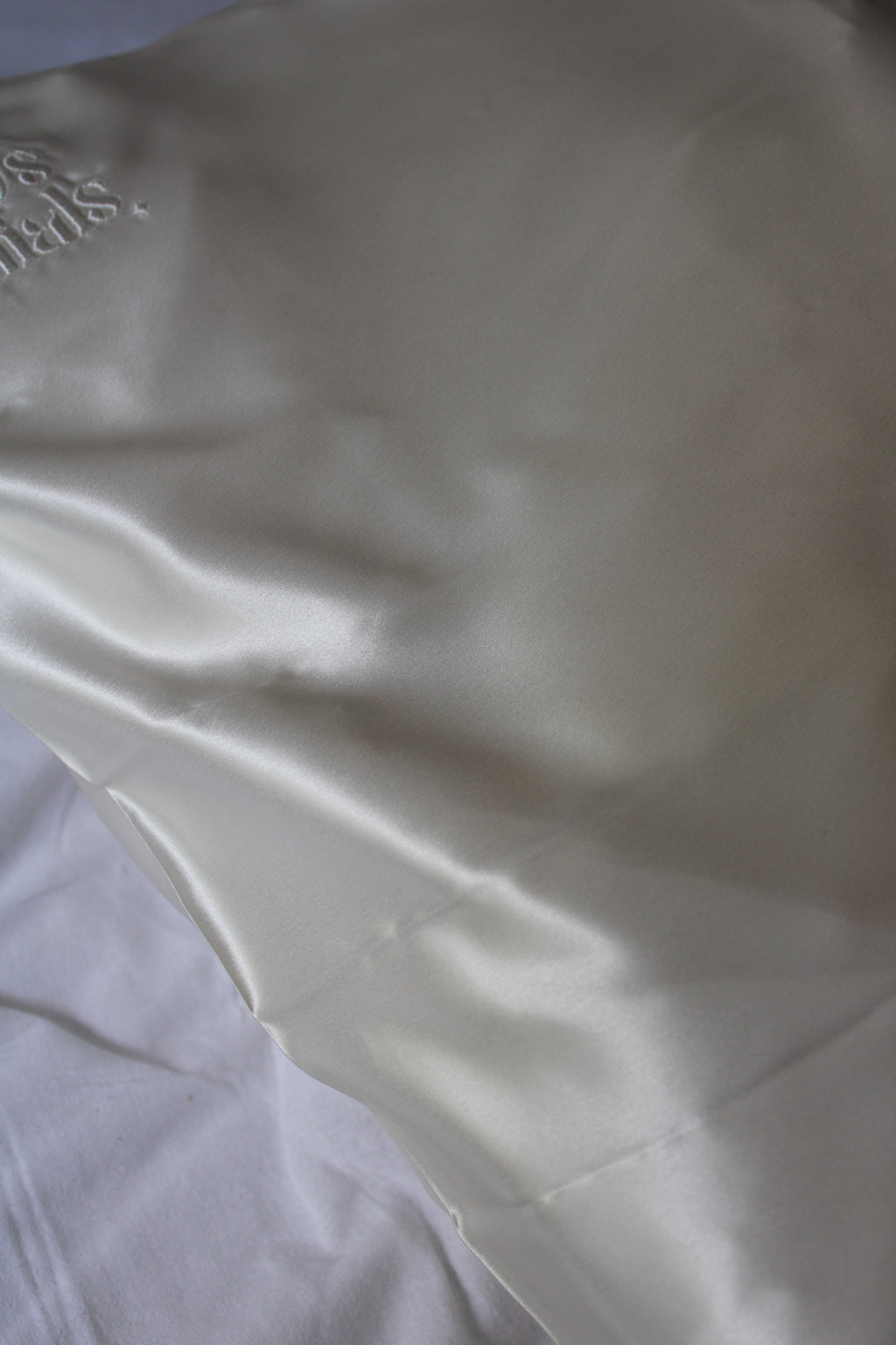 Silk pillow case - ivory