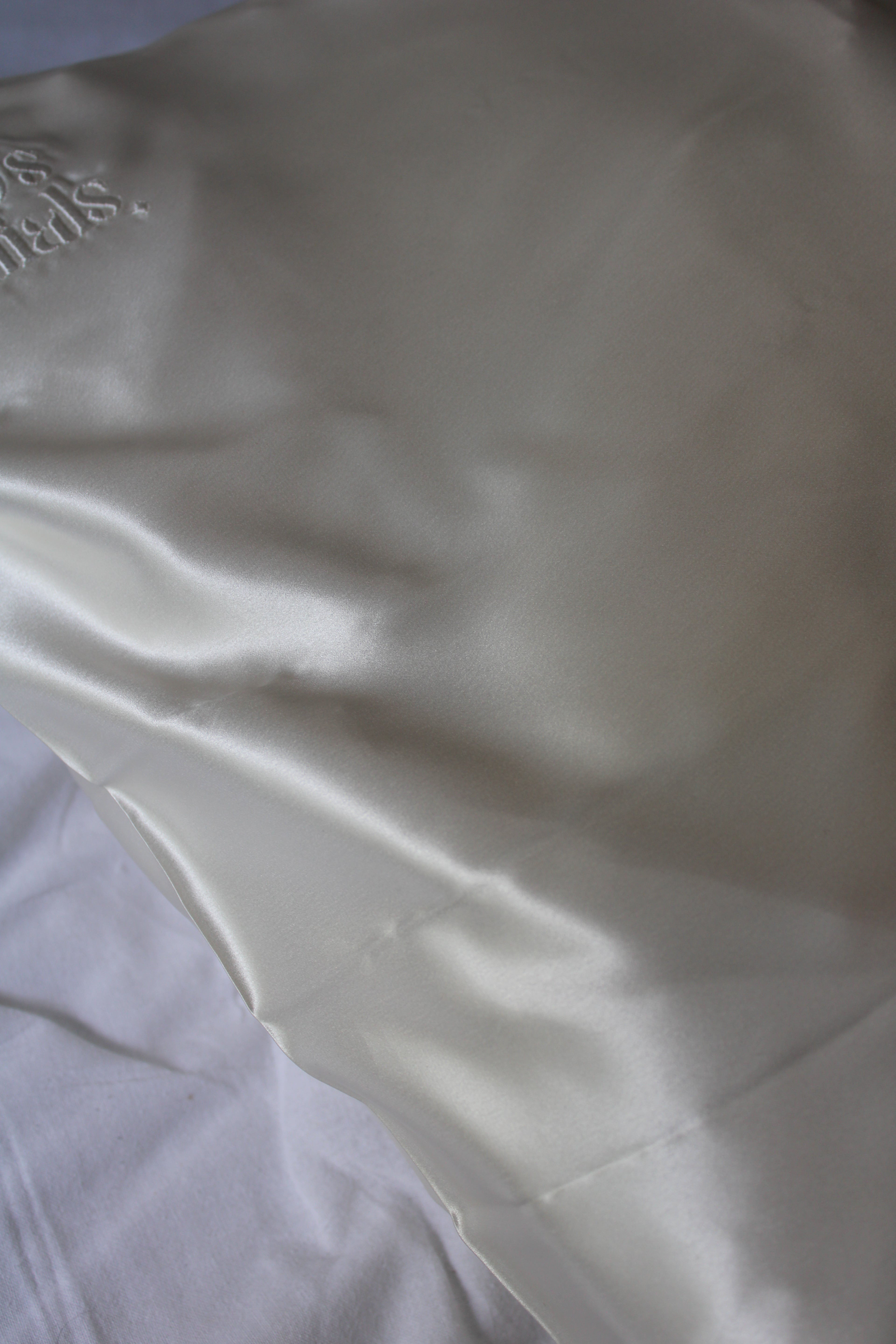 Silk pillow case - ivory