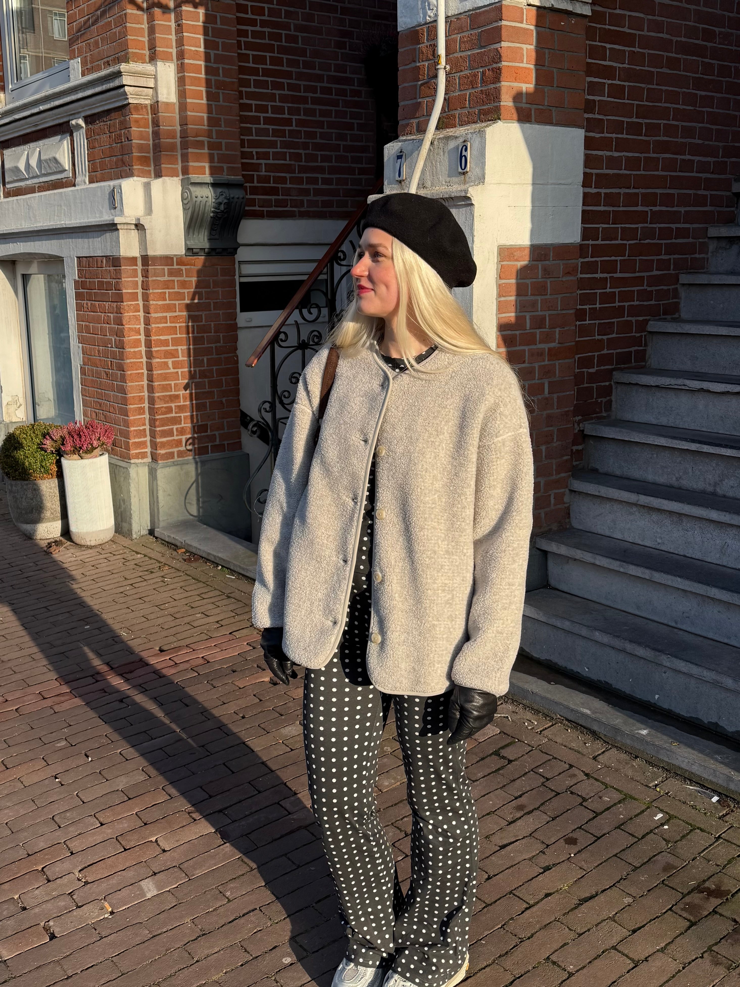 Cotton pants - polka dot