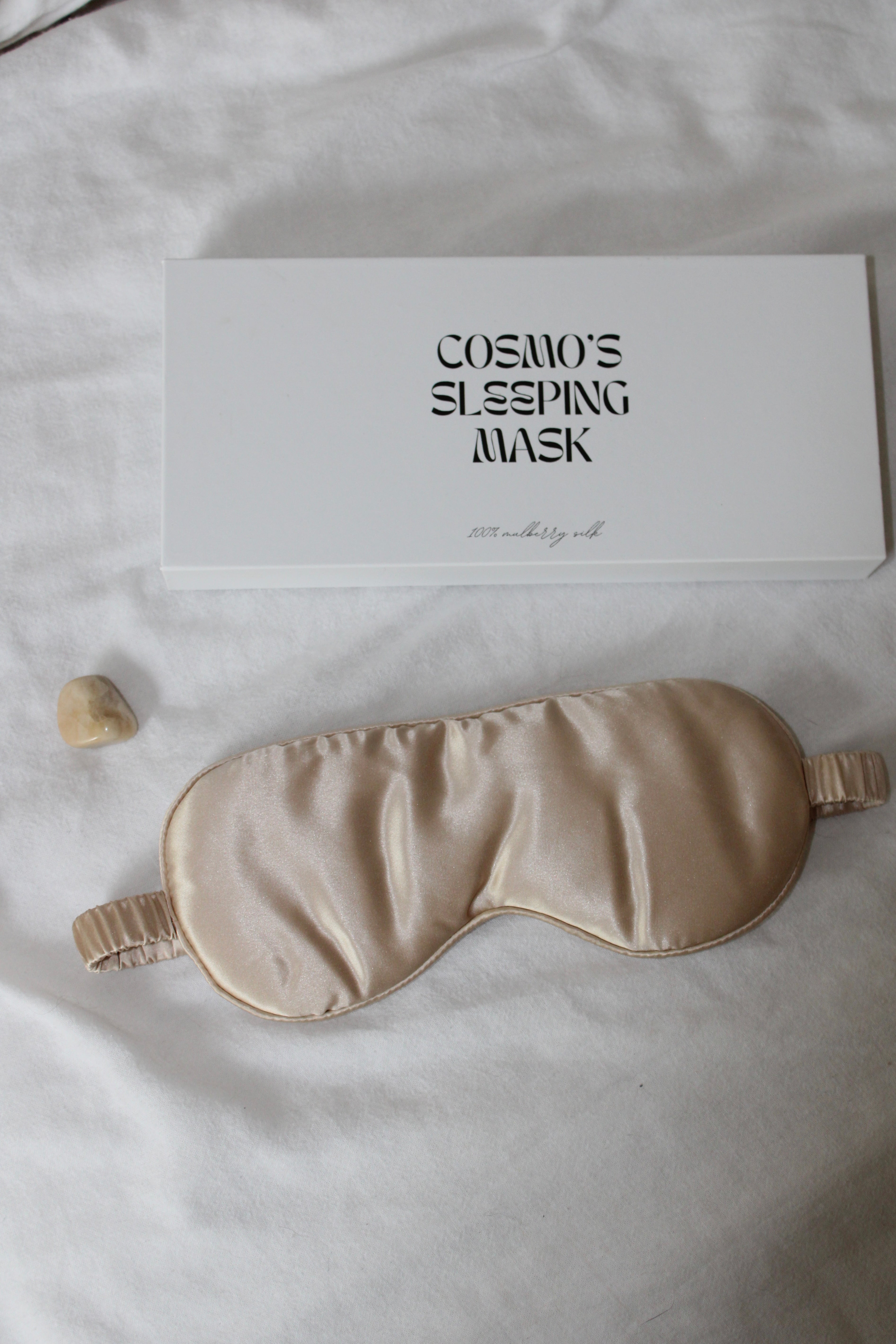 Mulberry silk sleeping mask (+ free crystal gift)