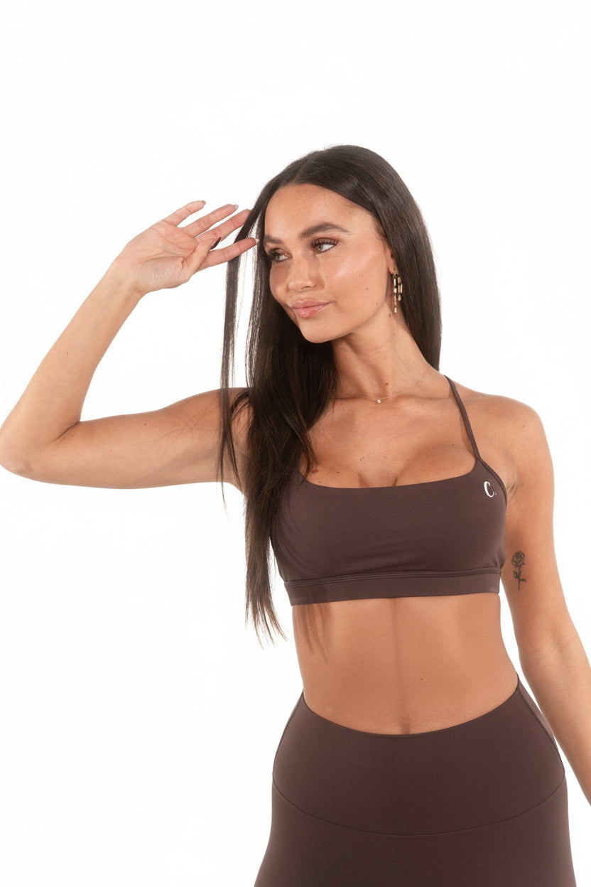 Sports bra - espresso