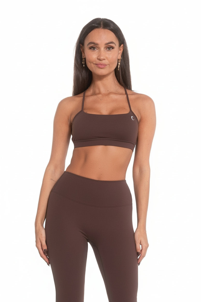 Sports bra - espresso