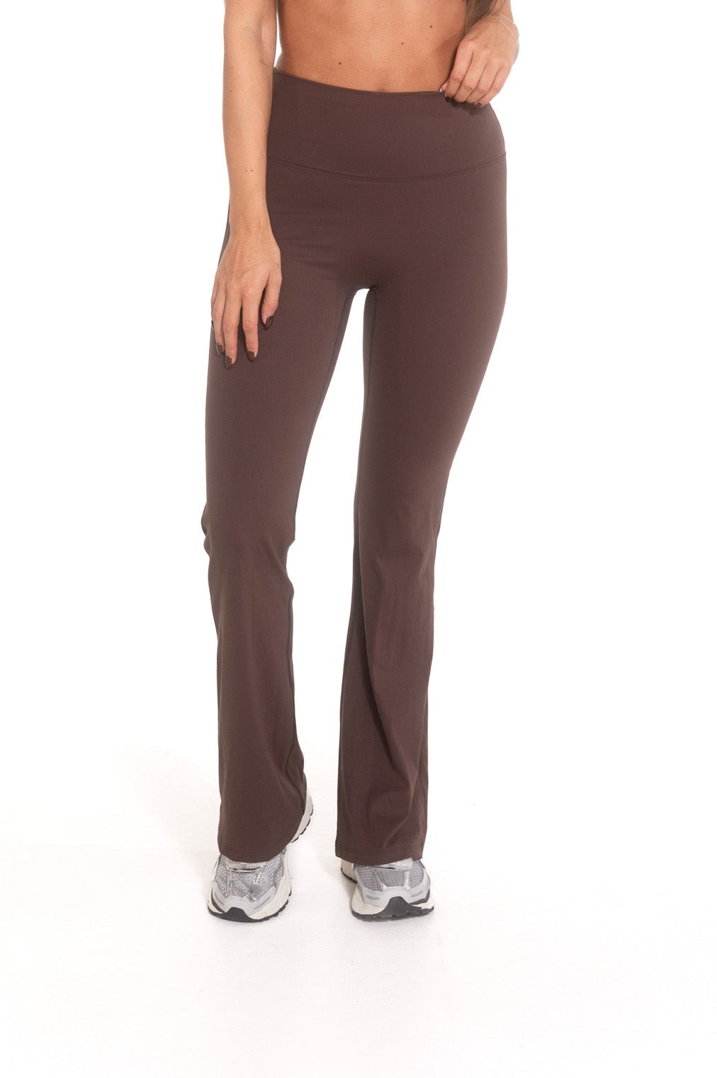 Flared legging - espresso
