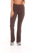 Flared legging - espresso