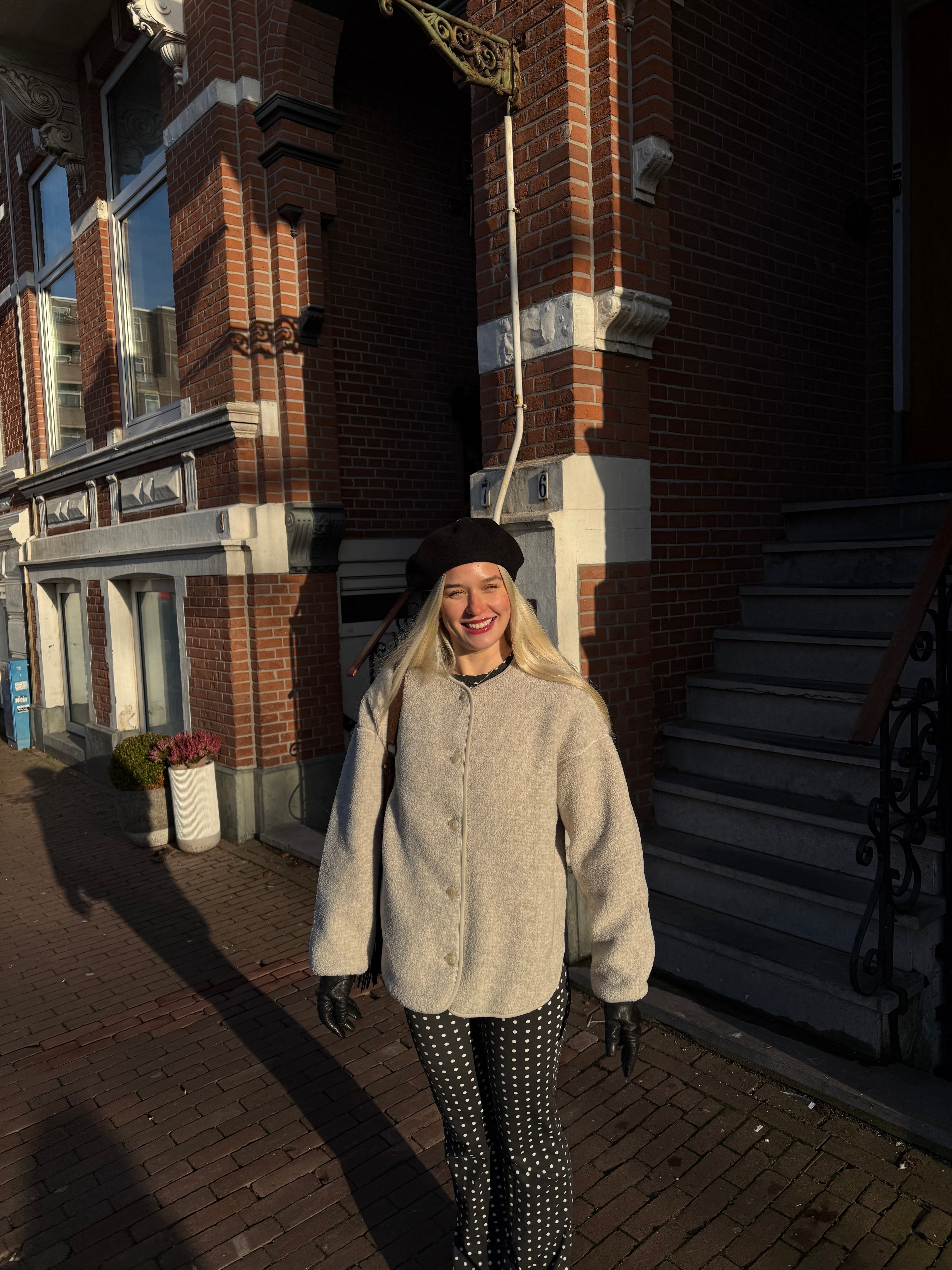 Cotton pants - polka dot