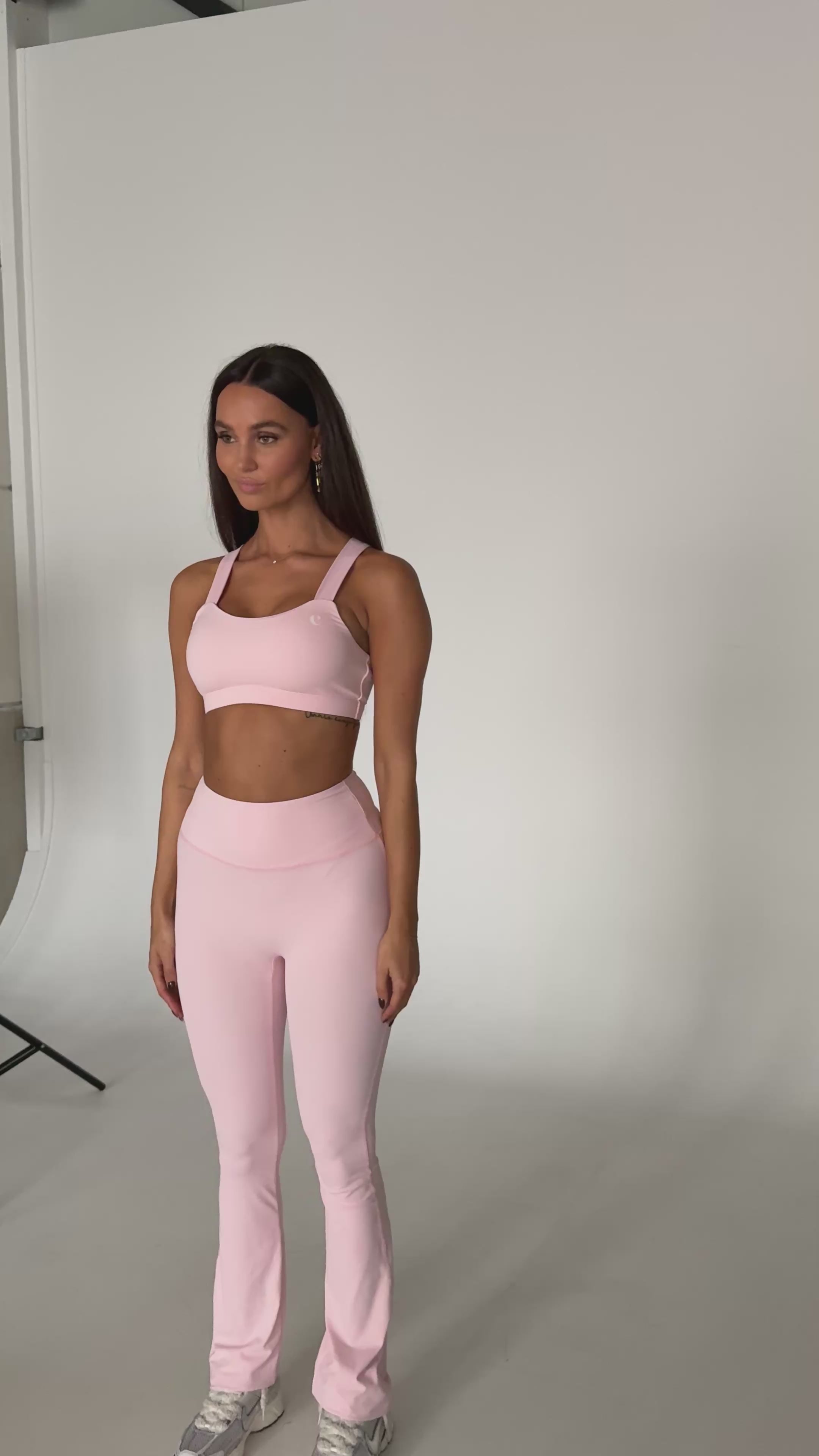 Pink pilates princess set (bralette + legging)